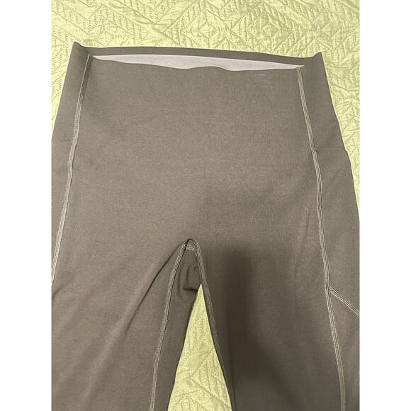 Spanx Large Black Leggings Every Wear Active Mesh Contour Printed Power Shaping - Picture 4 of 6